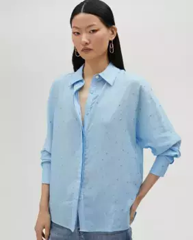 Женская рубашка с длинными рукавами Lola Casademunt, синий