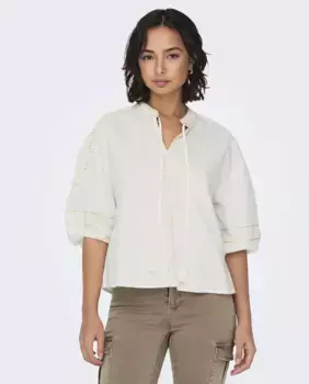 Женская рубашка с французским рукавом jdy, белый