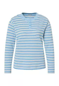 Женская рубашка с горловиной на пуговицах Empower с длинными рукавами Manguun, цвет Clear Sky