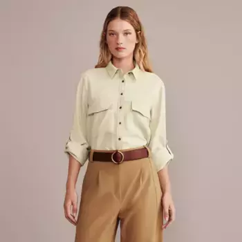 Женская рубашка с карманом Verhunt, бежевый