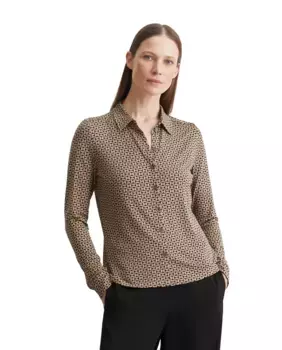 Женская рубашка с принтом LENZING ECOVERO MARC O'POLO, цвет Natural