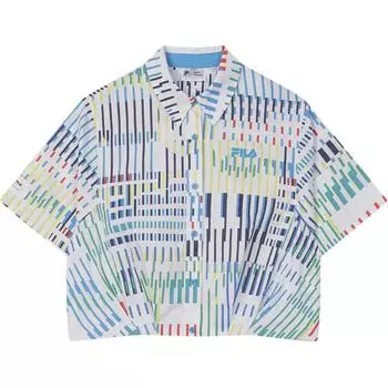 Женская рубашка с принтом по всей поверхности PENGPIDUZHONGXIN SS24 FILA, All Over Print