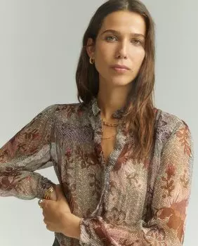 Женская рубашка с принтом Tintoretto, мультиколор