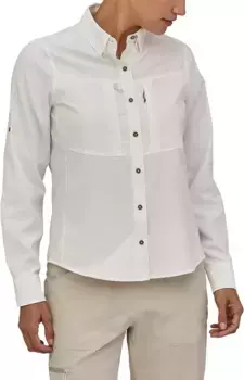 Женская рубашка Sol Patrol Patagonia с длинным рукавом, белый