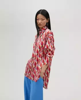 Женская рубашка свободного покроя с длинными рукавами Lola Casademunt, мультиколор