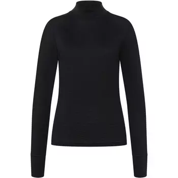 Женская рубашка Tundra175 с высоким воротником и длинными рукавами Super.Natural, черный