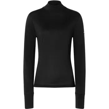 Женская рубашка Tundra175 с высоким воротником и длинными рукавами Super.Natural, черный