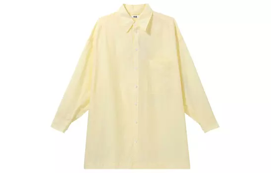 Женская рубашка U Collection Cream Uniqlo