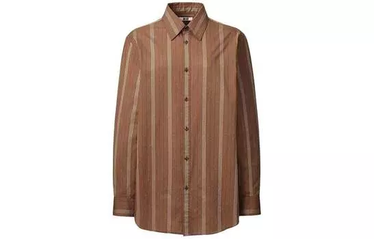Женская рубашка U Collection, светло-коричневая Uniqlo