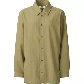 Женская рубашка U Collection UNIQLO, оливковый