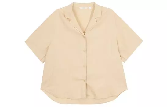 Женская рубашка UNIQLO, цвет 31 Beige