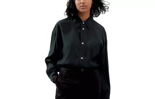 Женская рубашка UNIQLO, цвет Black
