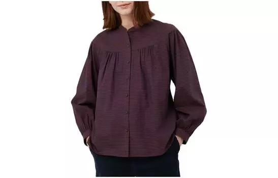 Женская рубашка UNIQLO, цвет Camel