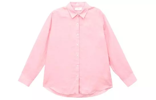 Женская рубашка UNIQLO, цвет Pink