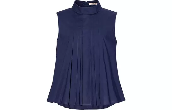 Женская рубашка Uniqlo х Marni, темно-синий