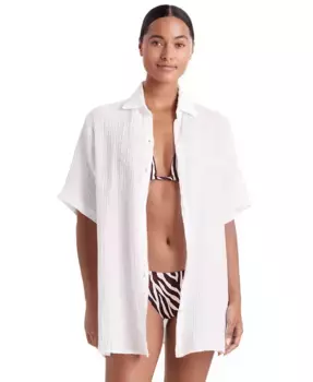 Женская рубашка Vista, купальный костюм Mimi Flamingo, белый