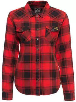 Женская рубашка в клетку Queen Kerosin King Kerosin