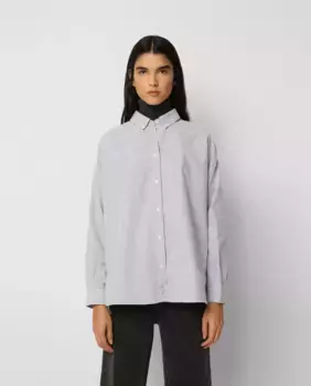 Женская рубашка в полоску с длинными рукавами Scalpers, черный