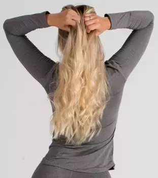 Женская рубашка Watson Performance с длинным рукавом и воротником-стойкой Watson's, цвет Heather Charcoal