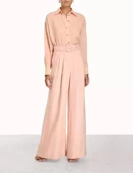 Женская рубашка Wonderland на пуговицах в цвете Blush Zimmermann, красный