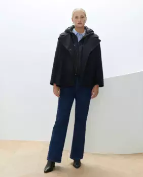 Женская съемная пуховик Couchel, темно-синий