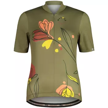 Женская СарштейнМ 1/2 трикотажа Maloja, оливковый