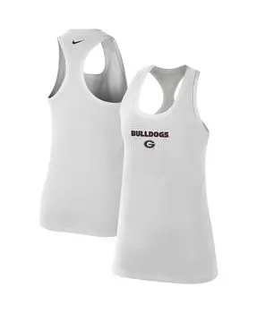 Женская серая майка Georgia Bulldogs Game Time Nike, серый