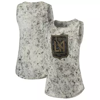 Женская серая майка из джерси 5th & Ocean от New Era LAFC Washed Mineral Dye New Era