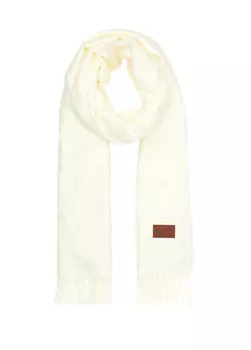 Женская шаль цвета экрю Beymen