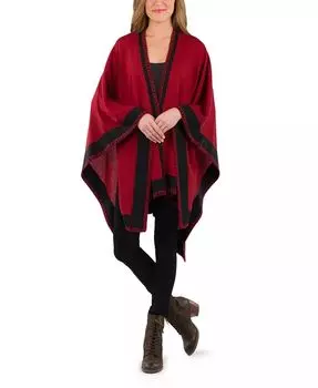 Женская шаль с цветными блоками Patricia Nash, красный