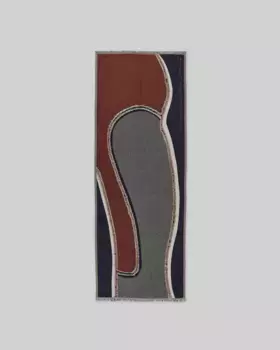 Женская шаль с принтом и бахромой Adolfo Dominguez, красный