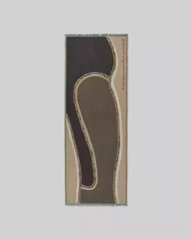 Женская шаль с принтом и бахромой Adolfo Dominguez, бежевый