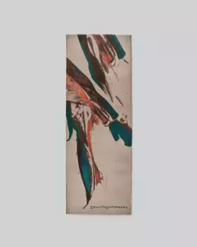 Женская шаль с принтом из шерсти мериноса Adolfo Dominguez, цвет Verde Agua