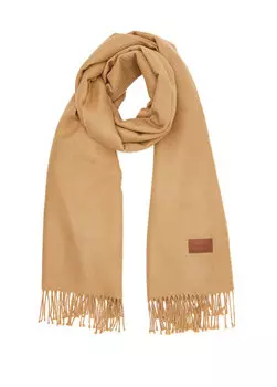 Женская шаль верблюжьего цвета Beymen
