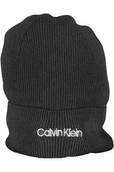 Женская шапка Calvin Klein вязаная с логотипом, черный