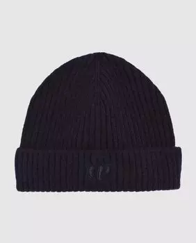 Женская шапка из кашемира темно-синего цвета Claudie Pierlot, темно-синий