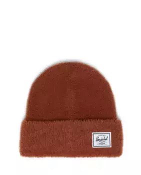 Женская шапка из мохера нежно-коричневого цвета Herschel, коричневый