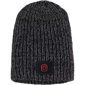 Женская шапка Love Your Melon Black Ohio State Buckeyes