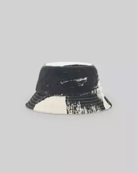 Женская шапка с холщовым принтом и логотипом Adolfo Dominguez, белый