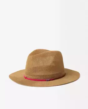 Женская шапка с однотонной декоративной полоской Parfois, коричневый