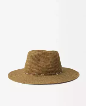 Женская шапка с однотонной декоративной полоской Parfois, коричневый