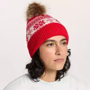 Женская шапка в скандинавском стиле Northeast Outfitters Cozy Cabin, красный