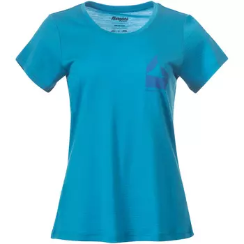 Женская шерстяная футболка Rabot Mount Bergans, бирюзовый