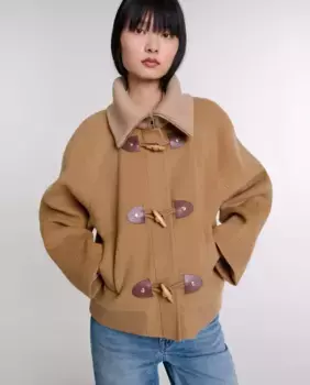 Женская шерстяная куртка Maje, цвет Camel