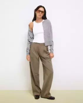 Женская шерстяная куртка с круглым вырезом Tintoretto, серый