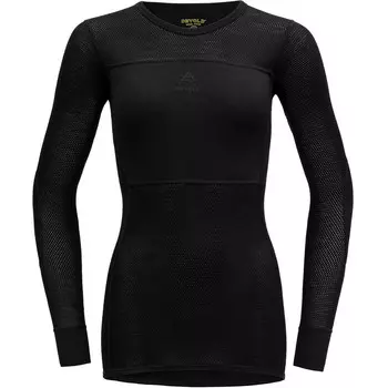 Женская шерстяная сетка с длинным рукавом Devold, черный