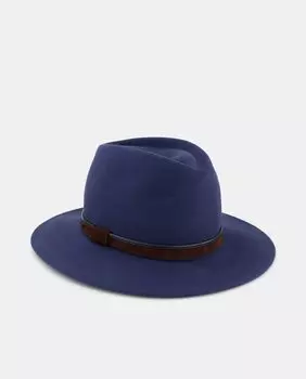 Женская шерстяная шапка синего тона Latouche, синий