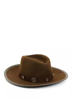 Женская шерстяная шляпа Ferruccio Vecchi, коричневый