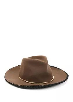 Женская шерстяная шляпа Ferruccio Vecchi, коричневый