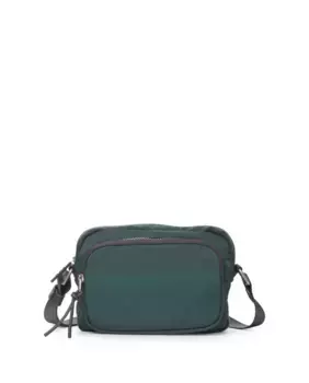 Женская широкая маленькая зеленая сумка через плечо Kcb, темно-зеленый